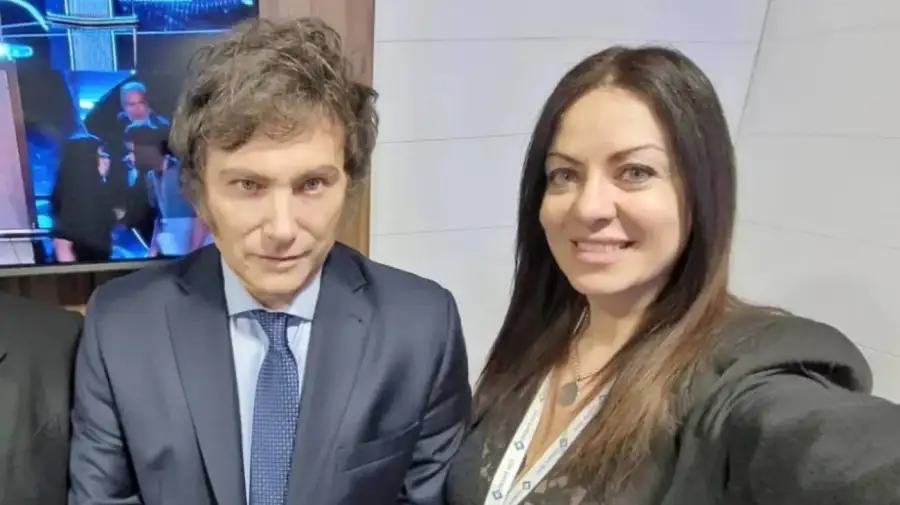 Milei y Sandra Pettovello