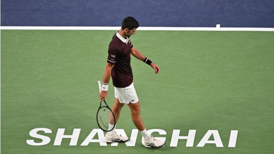 Novak Djokovic en el Masters de Shaghái
