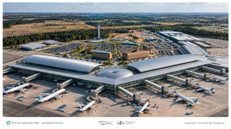 Plan de Inversión 2027-2031 en Ezeiza de Aeropuertos Argentina