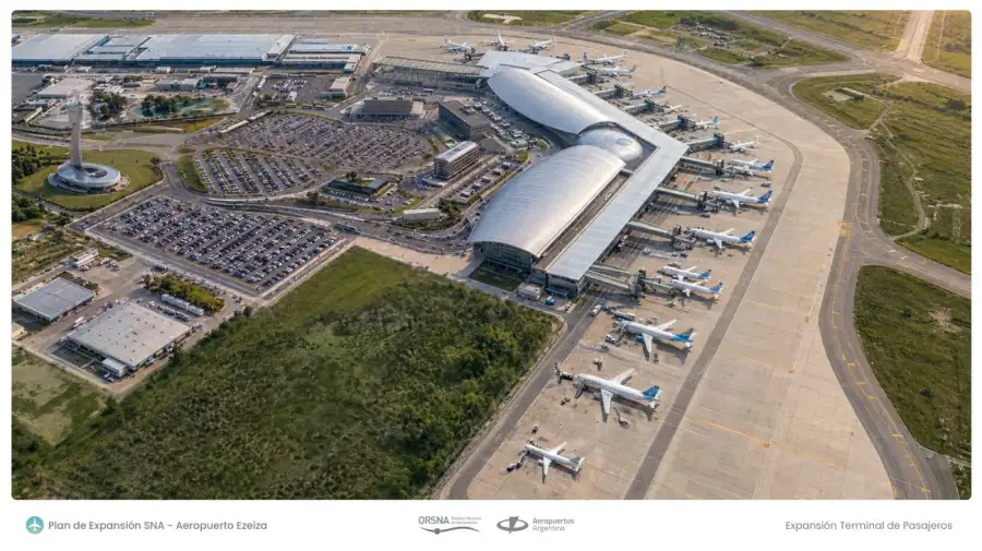 Plan de Inversión 2027-2031 en Ezeiza de Aeropuertos Argentina