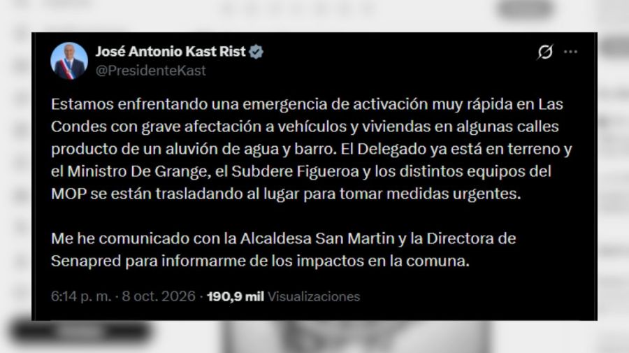 Posteo Kast sobre inundaciones