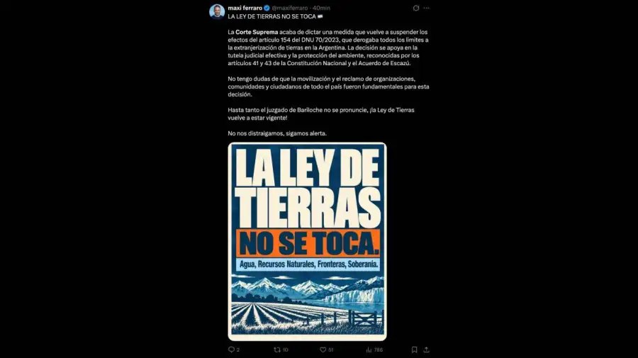 Repercusiones del fallo de la corte suprema