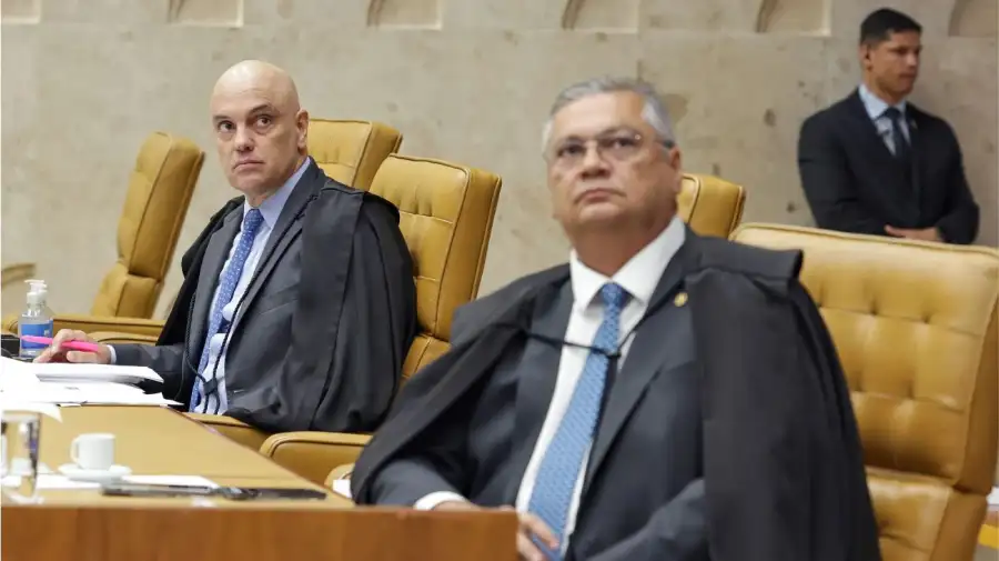 Alexandre de Moraes y Flavio Dino