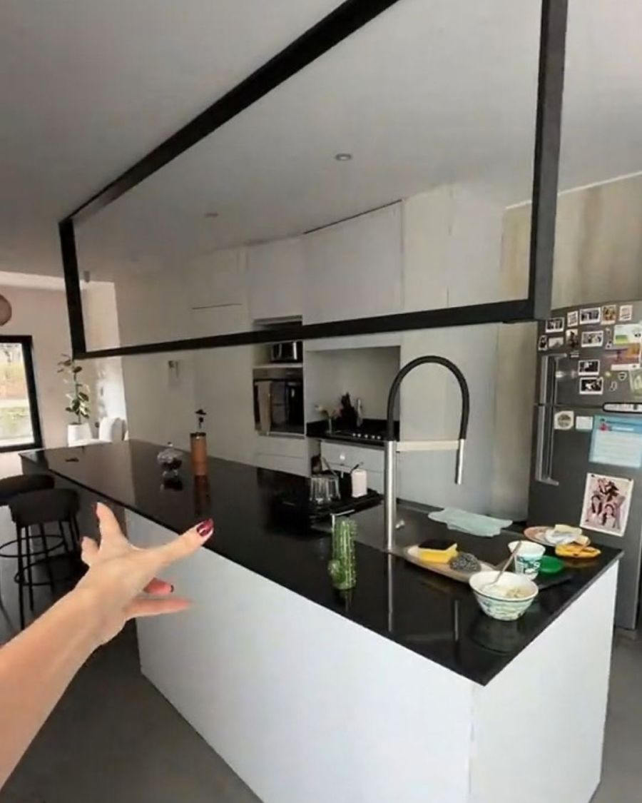 Cande Molfese mostró su nueva cocina