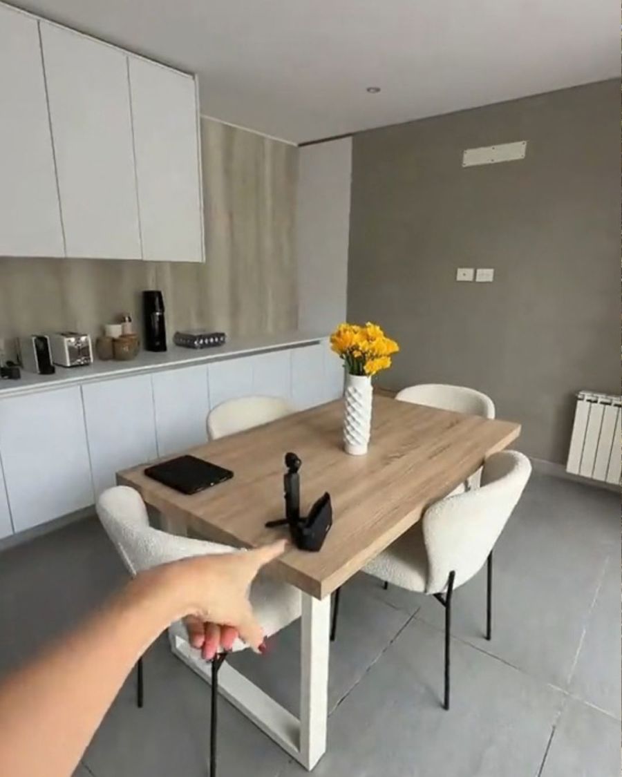 Cande Molfese mostró su nueva cocina