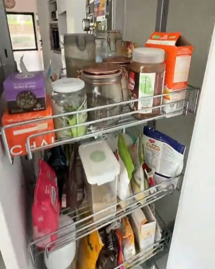 Cande Molfese mostró su nueva cocina