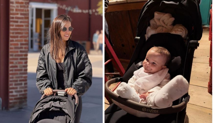 Las dulces fotos de Emilia Ferrero y Julián Álvarez con Amadeo a orillas del río en Córdoba