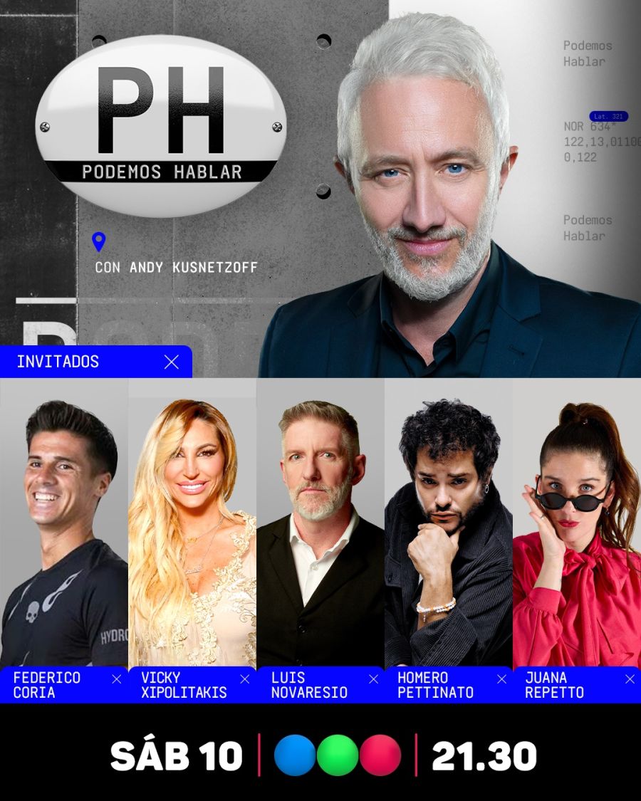 Los invitados de PH, Podemos Hablar para el programa de este sábado 10 de octubre