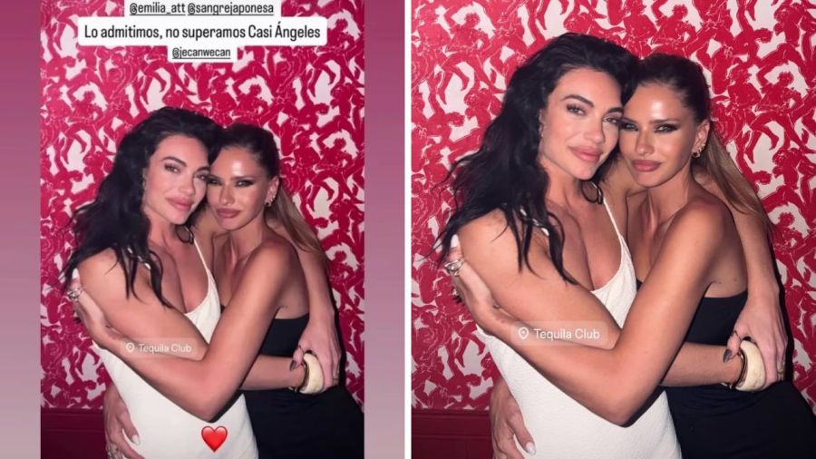Emilia Attias con la China Suárez