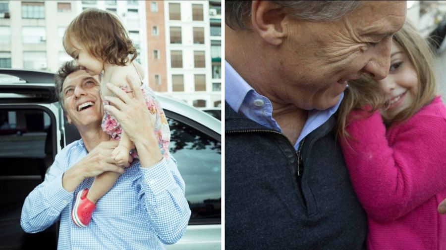 Mauricio Macri y su hija Antonia 