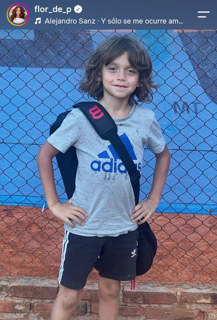 Pipe, el hijo de Florencia Peña