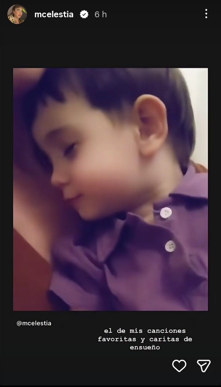 Celeste Cid y su hijo Antón