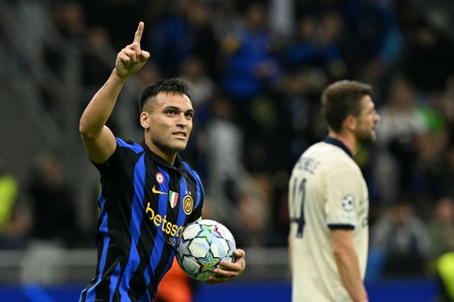 Lautaro Martínez en la Champions League