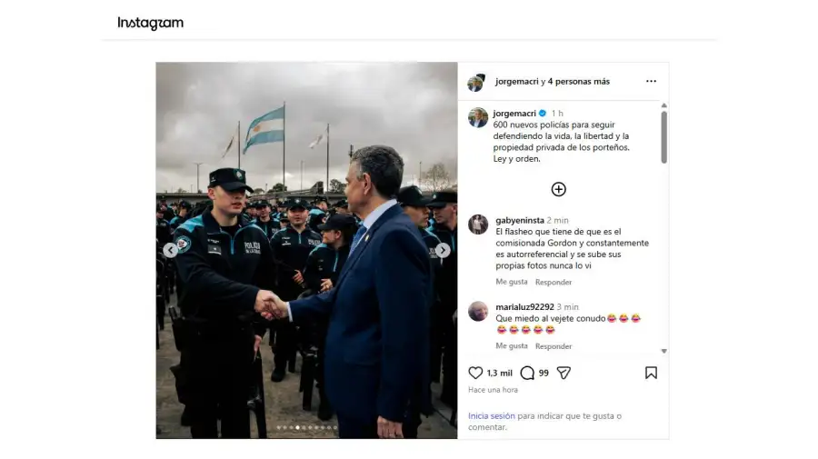 Posteo Jorge Macri