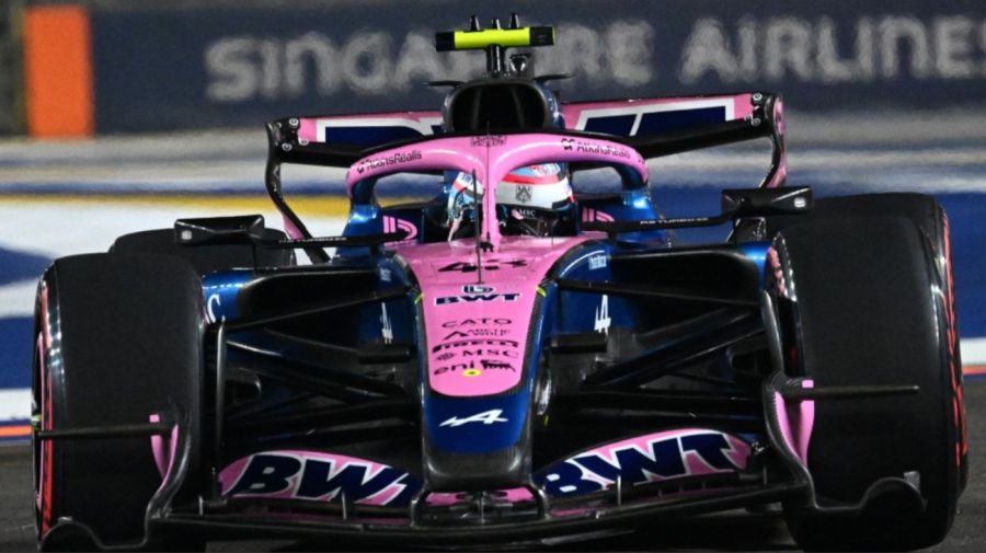 Franco Colapinto en el GP Singapur