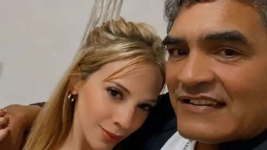Jorge “Roña” Castro y su novia, Noelia Vigliarolo