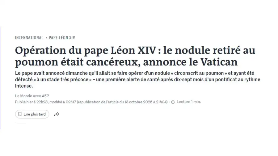 Los medios del mundo sobre el Papa León XIV