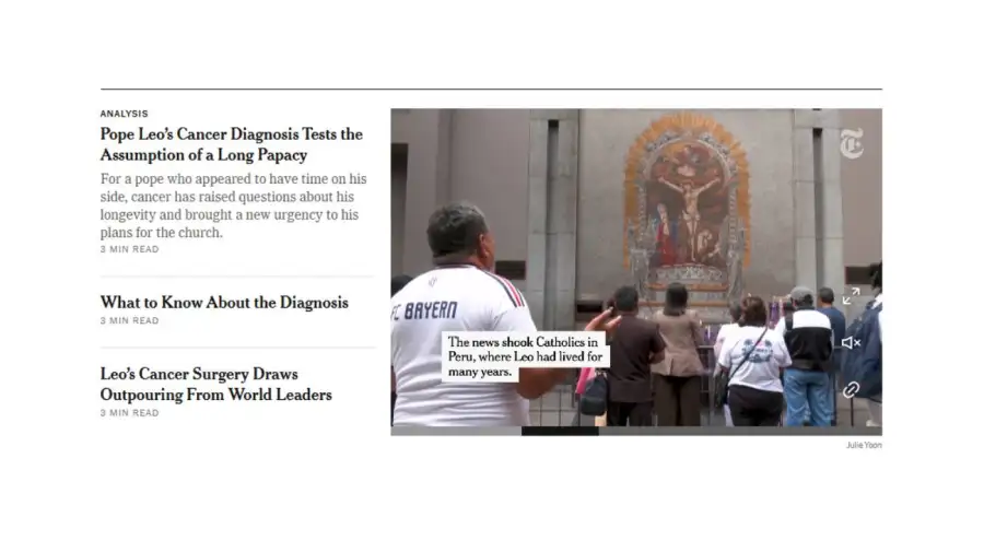 Los medios del mundo sobre el Papa León XIV