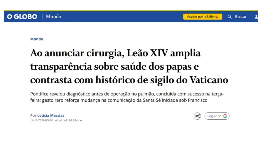 Los medios del mundo sobre el Papa León XIV