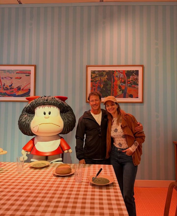 Marcela Kloosterboer y su hermano Tomás