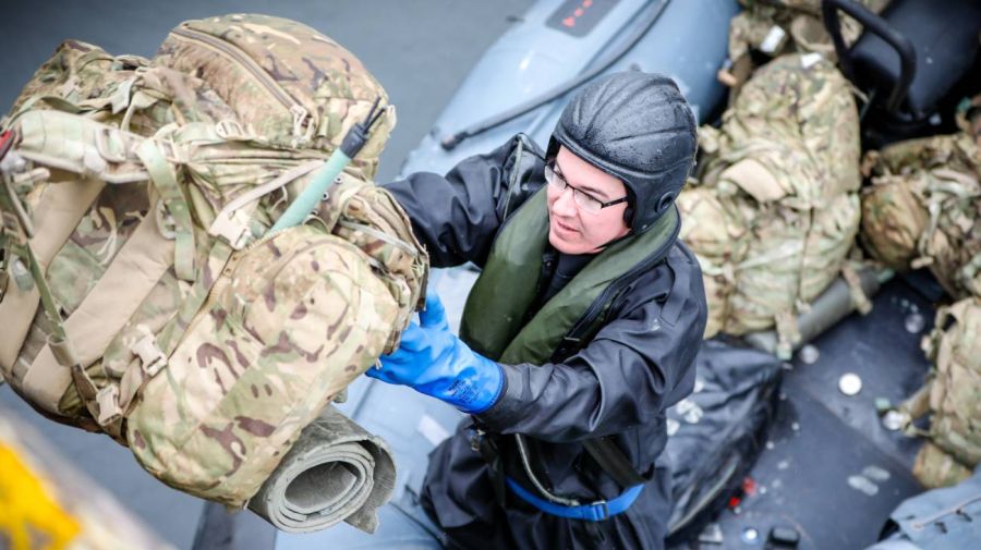 Soldados británicos en Malvinas