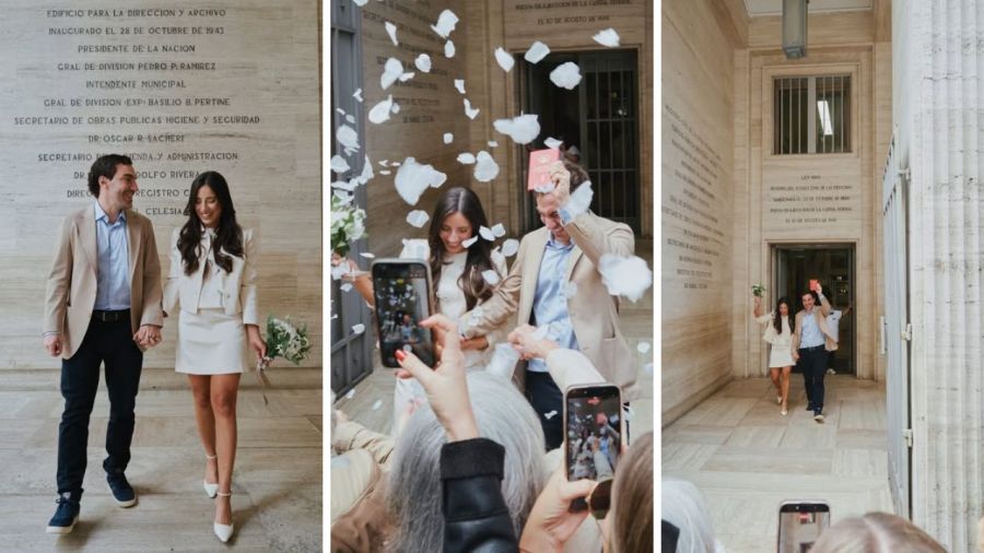 Las mejores fotos del casamiento de Sofía Terrile y Santiago Bulat