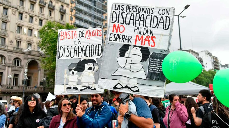 Marcha Discapacidad en Emergencia