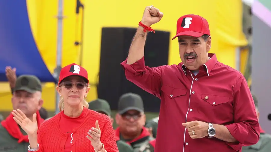 Nicolas Maduro y Cilia Flores