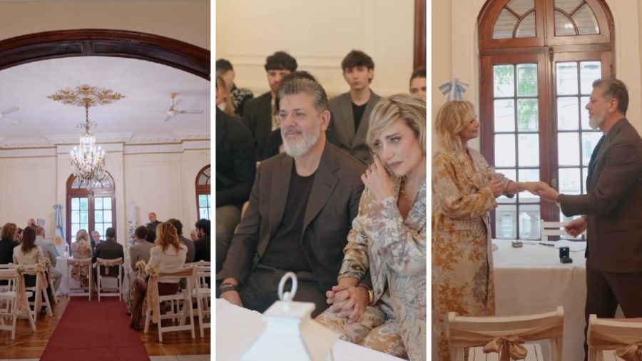 Así fue la boda de Andrea Ghidone y Pablo Otero