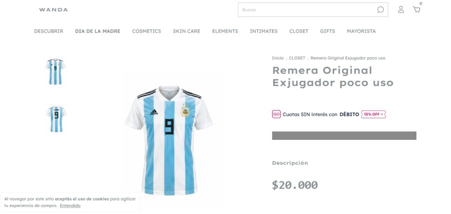 Camiseta de Mauro Icardi