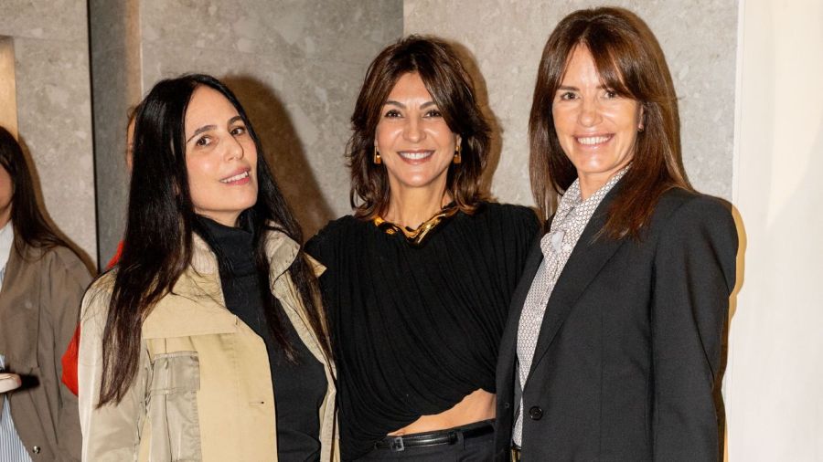 Evangelina Bomparola, Lola Teuly y Javier Iturrioz