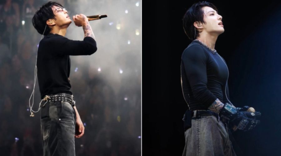 Jungkook con ropa ajustada