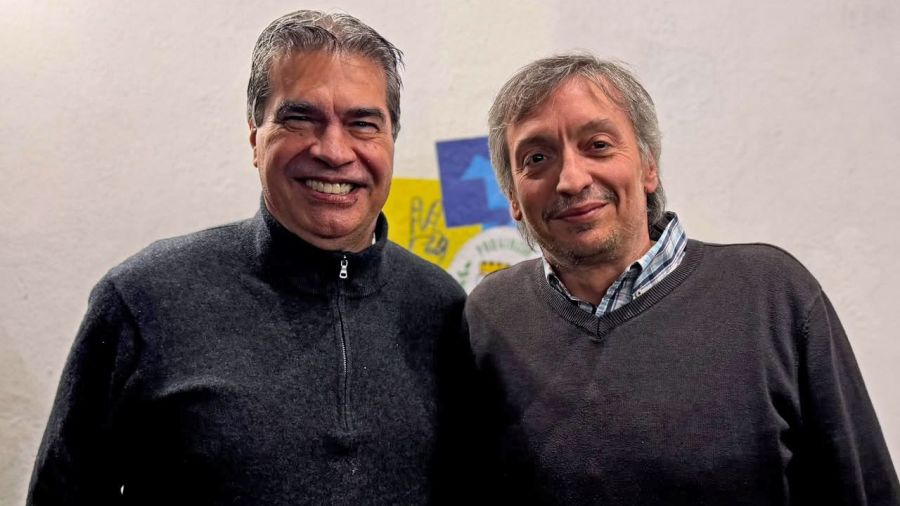 Capitanich y Máximo Kirchner