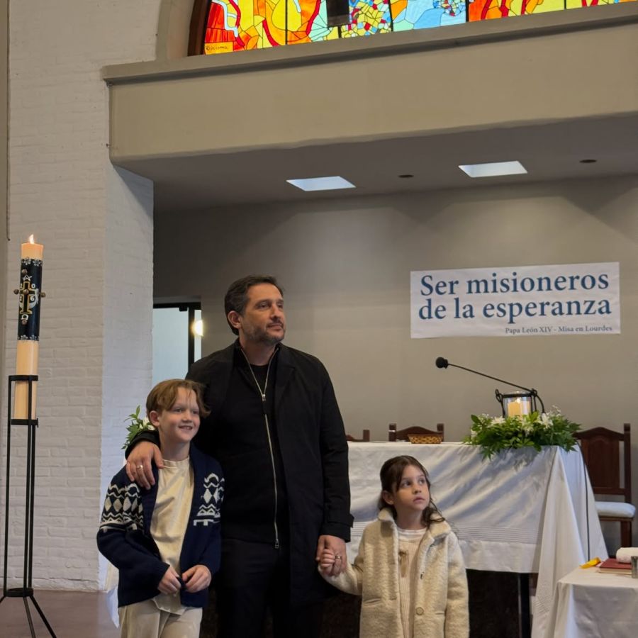 El bautismo de los hijos más pequeños de Sabrina Garciarena