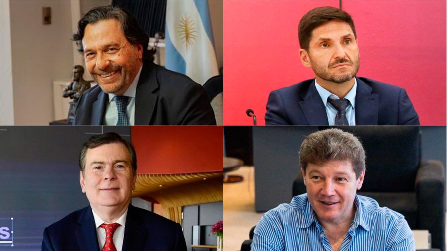 GOBERNAS DADORES. Sáenz, Pullaro, Zamora y Melella.