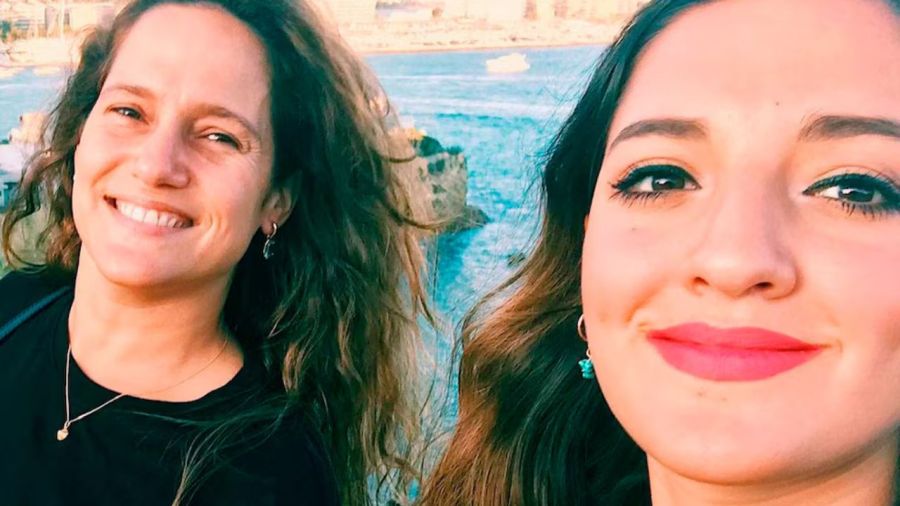 Jana Maradona y Valeria Sabalain