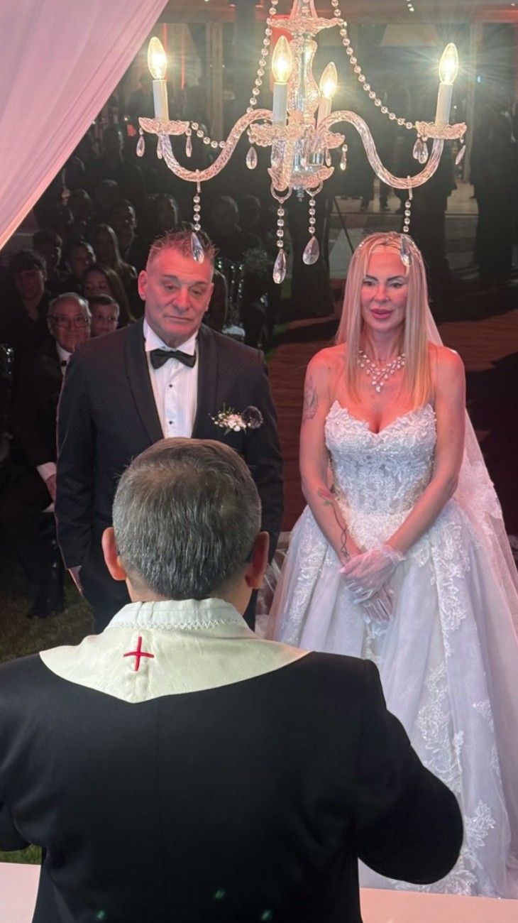 Así fue el casamiento de Mariela Prieto y el Turco García