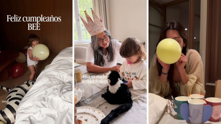 Así fue el cumpleaños de Bee, la hija de Calu Rivero
