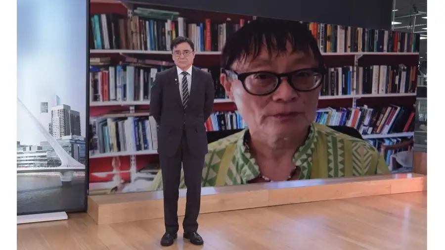 Catherine Liu, con Jorge Fontevecchia en Periodismo Puro.