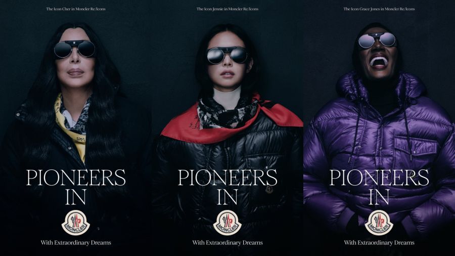 Cher, Jennie y Grace Jones pioneras en Moncler