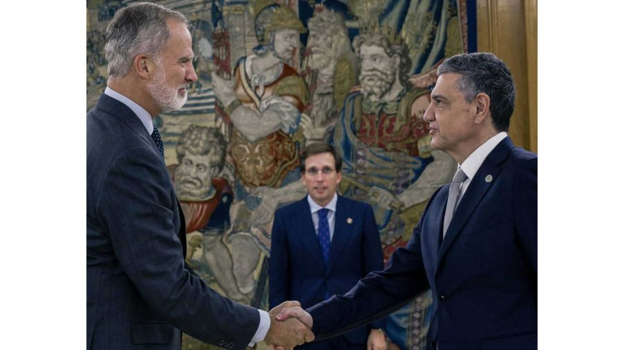 Jorge Macri se reunió con el rey Felipe VI en España 19102026