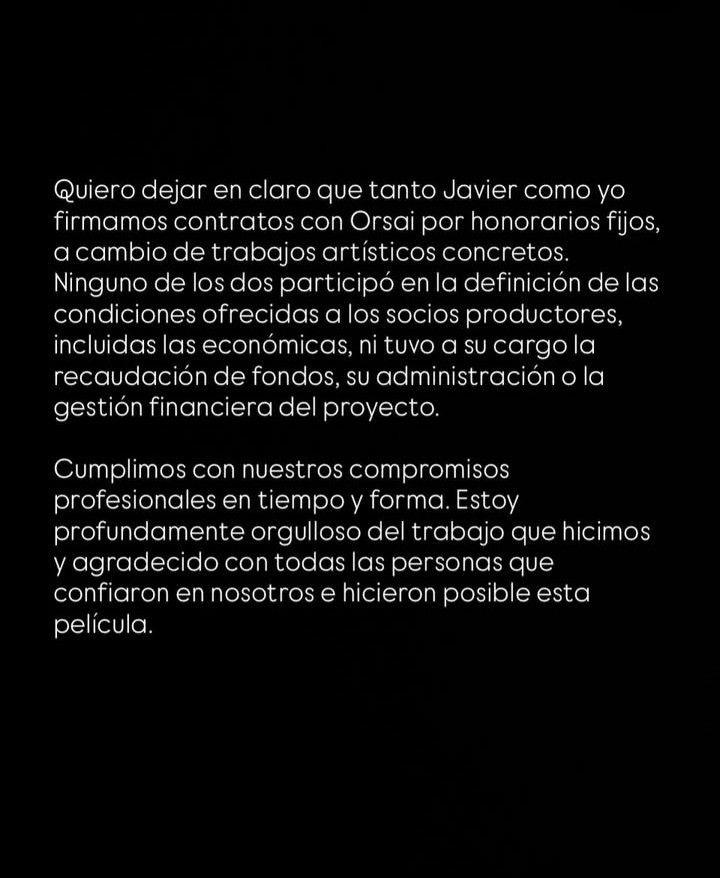 Comunicado de Diego Peretti