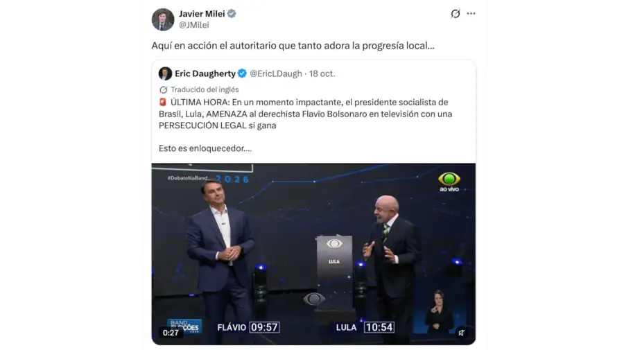 Javier Milei X 20102026