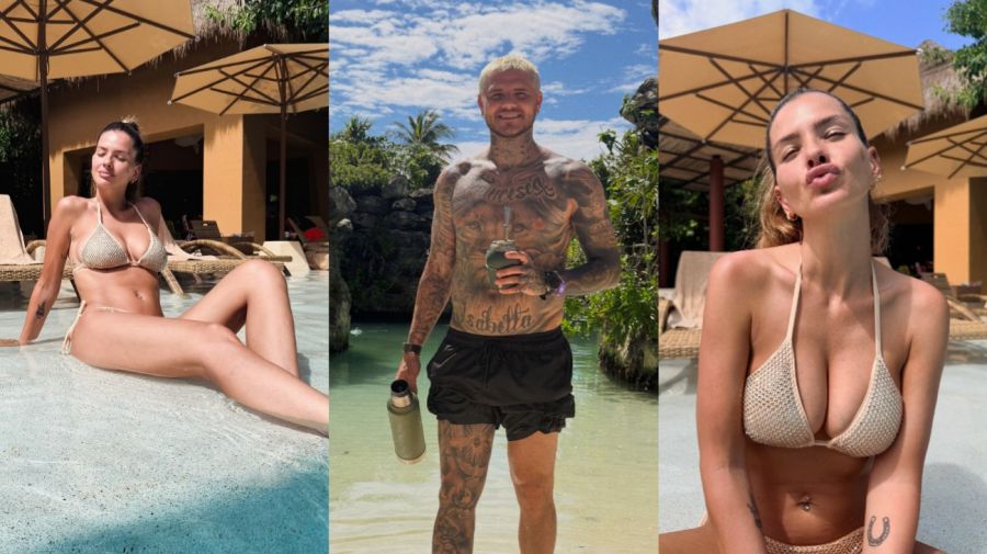 Mauro Icardi y La China Suárez en México