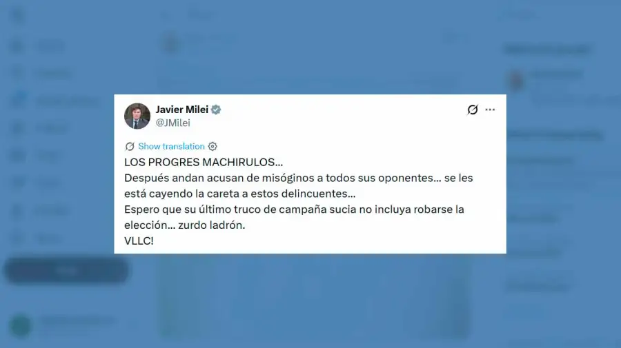 X Javier Milei