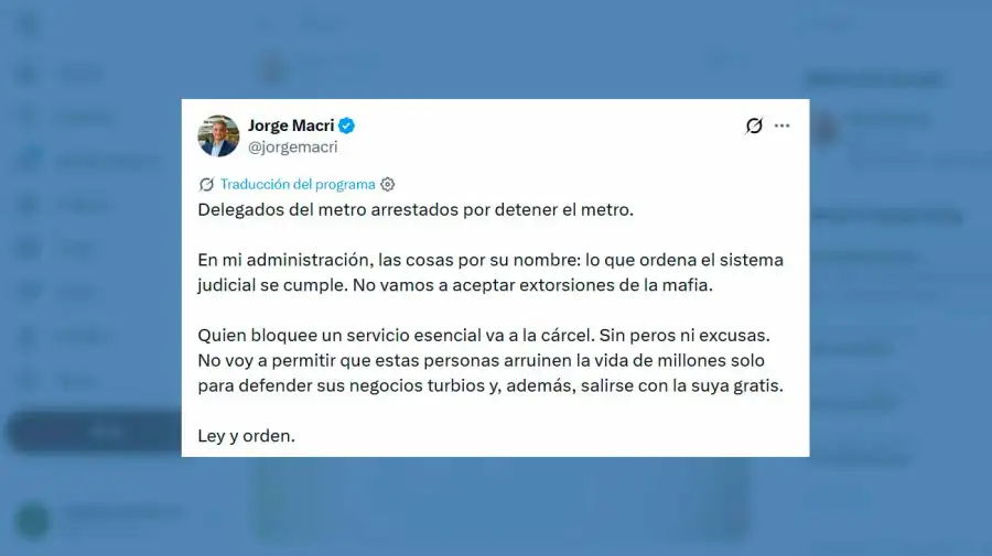 X Jorge Macri
