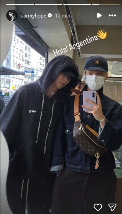 Jhope y Kim Namjoon