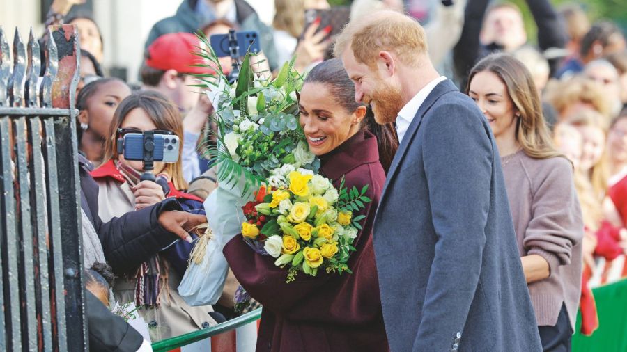 Meghan Markle y el príncipe Harry