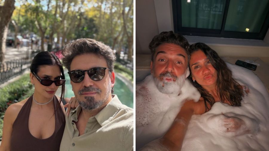 Momi Giardina y su pareja, Sebastián Espada