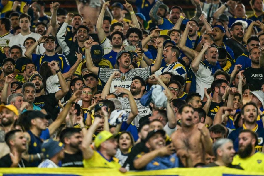 Público de Boca en el Maracaná